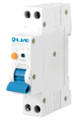 Liveelec 20A 30mA RCBO Plug on Neutral Bidirectional Type A 1P+N
