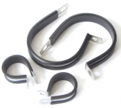 Termtech Rubber Lined Stainless Steel P-Clip 25mm Maximum