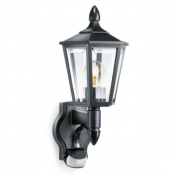 Steinel L15S Black Sensor-switched outdoor Lantern 60W IP44 180° PIR with up to 10 m detection of movement