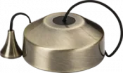 K/Bridge 10AX 2-way Pull Cord Switch - Antique Brass