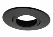 All LED Carbon Black Twist & Lock Adjustable Bezel for iCan75 Downlight (AFD75)