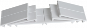 Fusebox BLANK ABS 18MM MODULE (2 STRIPS, 12 BLANKS)
