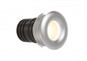 All LED Micro 1W LED 350mA IP44 Marker Light Brushed Aluminium 4000K