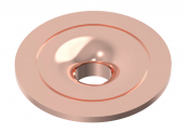 All LED Interchangeable Bezel for Mini (AMKR020) Polished Copper