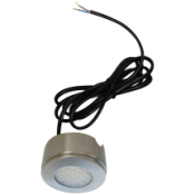 Eterna LED 1.7W surface / recessed cabinet downlight Brushed Nickel