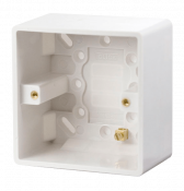 Click Mode 1 Gang 47mm Deep Pattress Box