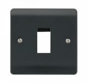 Click Mode 1 Gang MiniGrid Unfurnished Plate - 1 Aperture Part M
