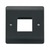 Click Mode 1 Gang MiniGrid Unfurnished Plate - 2 Aperture Part M