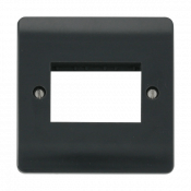 Click Mode 1 Gang MiniGrid Unfurnished Plate - 3 Aperture Part M