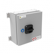 C&D Change Over Switch 100A 4P Sheet Steel Grey IP65