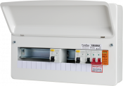 Fusebox DUAL RCD 10WAY T2 SPD (TYPE A RCDS 80A)
