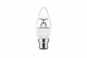 Integral CANDLE BULB B22 470LM 4.9W 2700K NON-DIMM 240 BEAM CLEAR