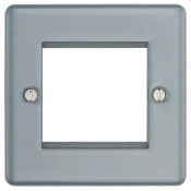 BG METAL CLAD Euro Plate 2 module