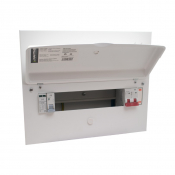 NAVITAS Consumer Unit - 10 useable Ways c/w 100A incomer & T2 Hyrbid SPD Kit