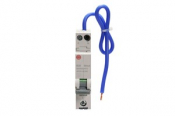 Wylex 20A 30mA SPswN B Curve 6kA Type A Miniature Bi-Directional AFDD RCBO