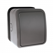 Click Aquip66 10AX 1 Gang 2 Way IP66 Weatherproof Switch Unit