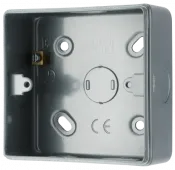 SPECIFIED METAL CLAD  1 GANG 30MM SURFACE BOX