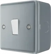 SPECIFIED METAL CLAD 1 GANG 2 WAY SWITCH PLATE