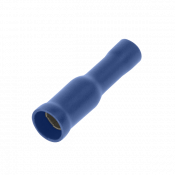 Unicrimp 100 BLUE FEMALE AUTO BULLET TERMINAL 4MM