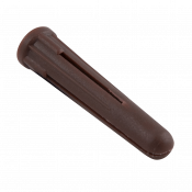 Unicrimp Wall Plug Brown Boxed (PK100)