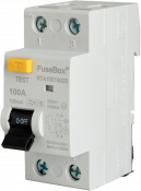 Fusebox TYPE A 100A 100mA 2P inchSinch TYPE RCD