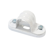 25mm Fire-Resistant Metal Saddle - White