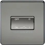 K/Bridge 10A Fan Isolator Switch - Black Nickel