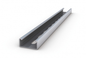 Trench 41x21mm x 3m Slotted Shallow Channel