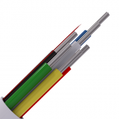 CQR Intruder Alarm Cable | 6 Multi Core | TYPE 2 | Eca | PVC | White | 100m