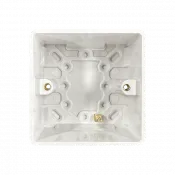 Thrion Back Box 1 Gang 47mm White