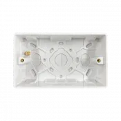 Thrion Back Box 2 Gang 35mm White