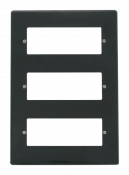 Click Minigrid 3 Tier MiniGrid Frontplate - 18 Aperture Part M