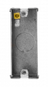Click 1 Gang 25mm Deep Architrave Galvanised Steel K.O. Box