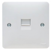 Hager Sollysta 1 Gang RJ11 Socket