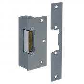 CQR Rim With Mortice Face Plate Electric Release 12V DC Fail Unlocked, Continuously Rated – Grey