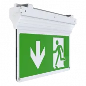 Ansell Eagle 3-In-1 Exit Sign Maintained / Non-Maintained Silver LED 2.5W