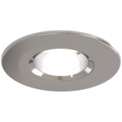 Ansell Edge GU10 Fire Rated Downlight Satin Chrome 50W