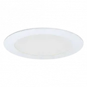 Ansell Freska 9w CCT Round Flat Panel Downlight 1 White 136mm