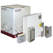 CQR Keypad Control Kit - Internal/External Keypad (1200 User), Access Control Kit with PSU and Rim Electric Release