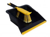 Bulldozer Heavy Duty Dustpan & Brush Set
