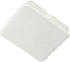 41X41mm Channel End Cap White