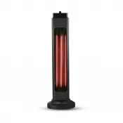 Ener-J Portable Infrared Heater, 600W & 1200W Dual Mode with Carbon Heating Element