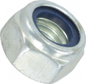 M10 Nylon Insert Nut Z/P