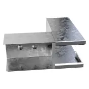Trench Lighting Trunking External 90 Degree Bend 50x50mm