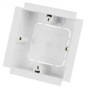 Marco Socket Mounting Box 35mm 1 gang 4 pillar