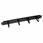 CONNECTIX 1u Horizontal 4 Ring Cable Tidy Panel