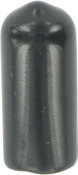 M8 x 25mm Threaded Rod End Cap Black