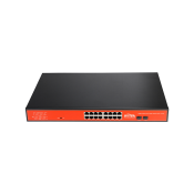 WITEK 16 PORT 10/100 POE SWITCH