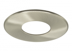 All LED Satin Nickel Twist & Lock Fixed Bezel for iCan75 Downlight (AFD75)
