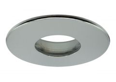 All LED Polished Chrome Twist & Lock IP65 Bezel for iCan75 Downlight (AFD75)